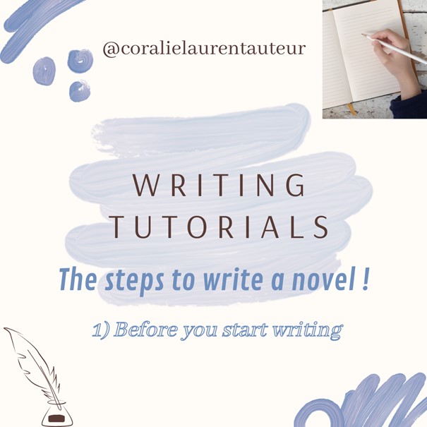 Writing tutorials - the steps to write a novel