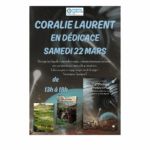 Promotion faite par le magasin pour ma venue en dédicace !